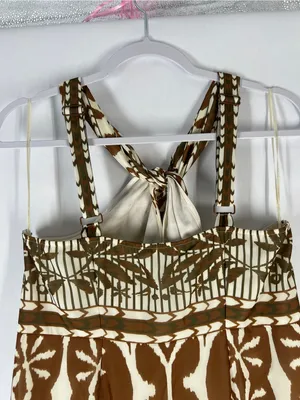 Anthropologie Vineet Bahl Boho Printed Halter‎ Maxi Dress Size M thumbnail 12