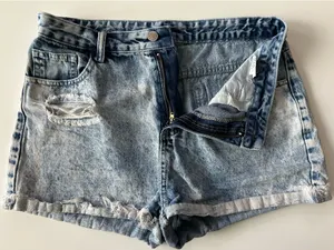 High-Waisted Jean Shorts thumbnail 2