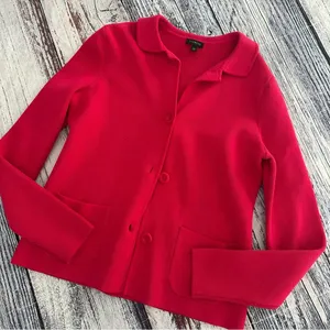 Talbots Hot Pink Knit Blazer thumbnail 4