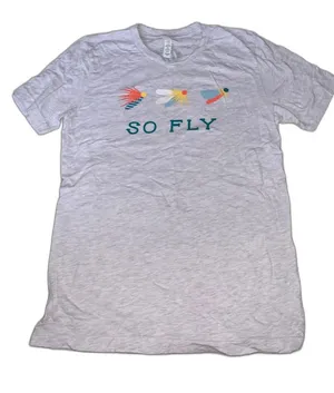 So Fly Fishing Lake Life Shirt Medium thumbnail 1