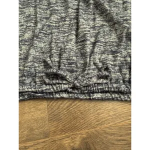 NWOT Womens Gap Maternity cowl neck soft heather‎ blue tie softspun sweater SZ M thumbnail 9