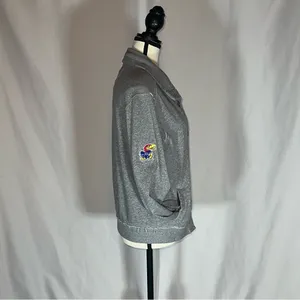 Colosseum Athletics Kansas Jayhawks Button Up Sweater thumbnail 6