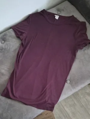 Women's Short Sleeve Crewneck Top - Plum Vs Pink thumbnail 1