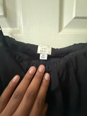 Black Off-The-Shoulder Dress Target thumbnail 2