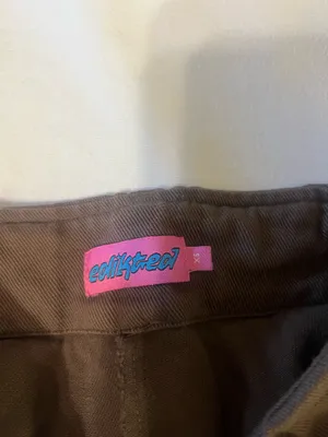 Edikted Brown Pleated Mini Skirt thumbnail 4