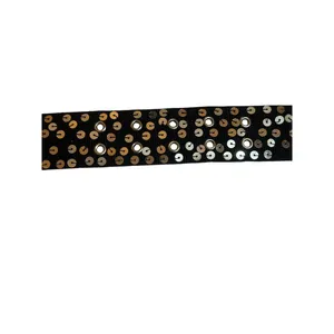 Black Sequin Indie Sleaze 90s Mall Rat Belt Y2K Emo Glam Grunge Canvas EUC 45" thumbnail 7