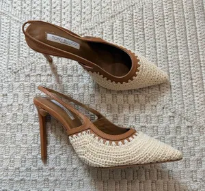 Tony Bianco Athena Natural Crochet/Tan Pumps thumbnail 1