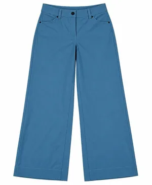 Lululemon Women's City Sleek 5-Pocket Wide-Leg Utility Blue Size 27 Full Length thumbnail 1