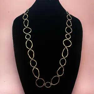 Cookie Lee Gold Tone Chunky Open Link Necklace thumbnail 2