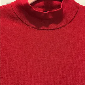 Guess Red Mock Neck Sweater Dress‎ Size M NWT Bodycon Ribbed Knit Chic thumbnail 3