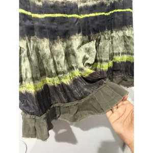 FP MART Vintage Y2K The Originals Tie-Dyed Mini Skirt Sz S Free People Green W thumbnail 4