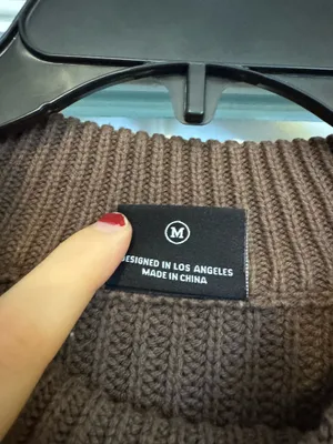 Fab’rik brown fun sleeve sweater thumbnail 6