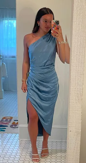 Elliatt Cassini Dress in Blue thumbnail 1
