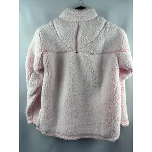 Women’s Blue Star Small Icy Pink Sherpa Pullover thumbnail 3