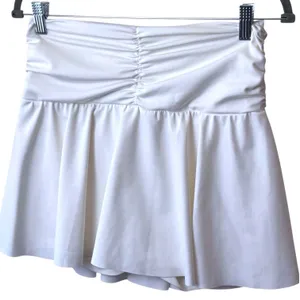 Year of‎ Ours Court Skort White Ruched Athletic Tennis Pickleball Golf Dainty M thumbnail 3