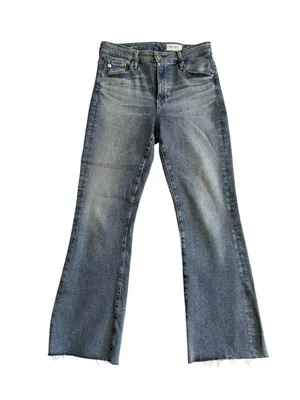 ADRIANO GOLSCHMIED HIgh Rise Bootcut Crop Jeans Size 28 thumbnail 5
