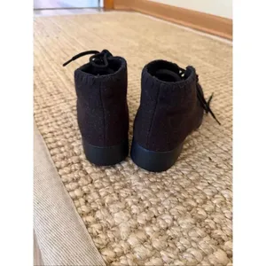 Vintage Talbots Brown Felt Lace-Up Ankle desert-style chukka women’s boots thumbnail 5