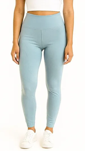SET Active Size XS Light Blue High-Rise Activewear Leggings thumbnail 1