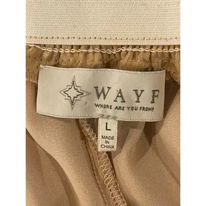 Wayf Dress Women Large Cream‎ Off The Shoulder Long Sleeve Floral Flowy Tunic thumbnail 9