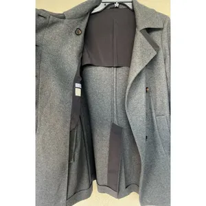 Brunello Cucinelli Gray Cashmere Coat Women’s S Quiet Luxury Old Money Formal thumbnail 7