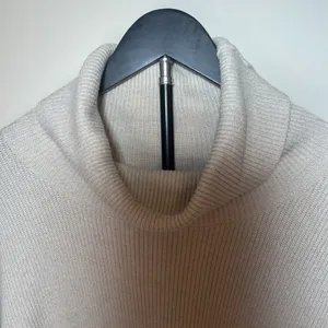 Free People Softly Structured Turtleneck‎ Sweater S Cream Oversized thumbnail 4