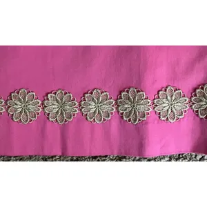 Lilly Pulitzer 2 Gold Applique Hotty Pink Keyhole Dress Shift ALine Flowers thumbnail 3