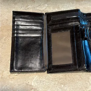 Dolce & Gabbana Wallet Black Faux/Leather Wallet Repair Project As Is thumbnail 6