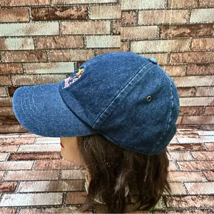 Disney Winnie The Pooh Blue Denim Varsity Cap thumbnail 6