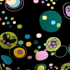 HQ Scrub Top! Super Cute‎ Black Size XS thumbnail 4
