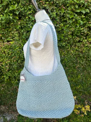 Faded Glory ✨Cutest baby blue crochet bag thumbnail 1