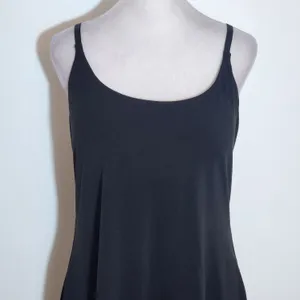 Healthy Yoga Black Tennis Dress Size Large NWT thumbnail 3