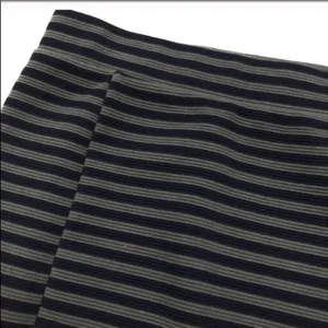 Madewell Ridgestripe Striped Stretch Knit Blue Grey Pencil Skirt S thumbnail 6