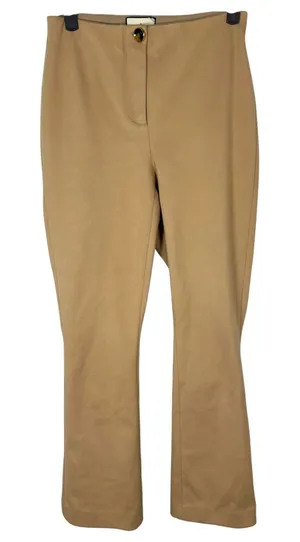 Tuckernuck Beige Pull On Zipper Ponte Pants Size XS thumbnail 1