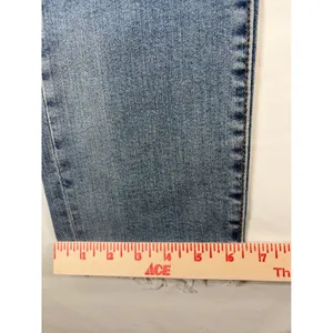 Levis Wedgie Straight High Rise Distressed Raw Hem Jeans Blue 24x28 NEW US Sz 0 thumbnail 11