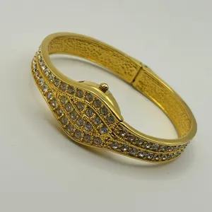 Xanadu Gold Tone Mother Pearl Rhinestones Accents Women’s Watch New Battery thumbnail 4