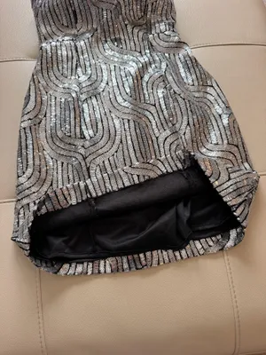 ZARA Sequin mini Dress thumbnail 8