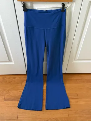 Lululemon Groove Nulu High-Rise Flared Pant Short in Psychic thumbnail 3