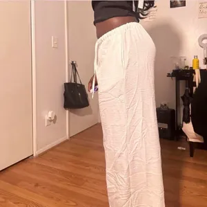 SheIn White Linen Pants thumbnail 4