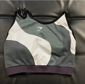 Stay stylish and comfortable with this women's camouflage sports bra. Perfect for workouts or casual wear. Gymshark size small thumbnail 1