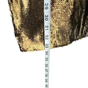 NBD Dinara Mini Dress Womens S Gold Sequin‎ Asymmetrical Sparkly Night Out Party thumbnail 14