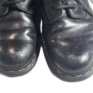 Dr. Martens 8-Eye Black Leather Lace-Up Combat Boots UK 6 US Women 8 thumbnail 5