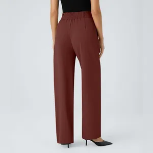 Halara NWT Flex™ High Waisted Zipper Pocket Shirred Straight Leg Work Pant - M thumbnail 3