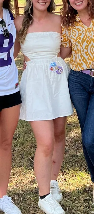 White Cutout Dress thumbnail 6