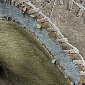 Extrafine Sugar Taupe Suede‎ Fringe Western Ankle Boots Whipstitch Trim 10 thumbnail 4