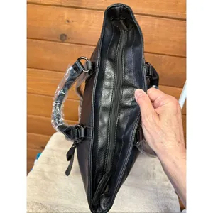 No Brand Black/Grained/Tote/satchel/shoulder bag NWOT thumbnail 5