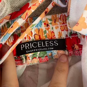 Shop Priceless Floral Print Maxi Dress‎ Halter Neck Cutout Back Tie Waist Summer thumbnail 4