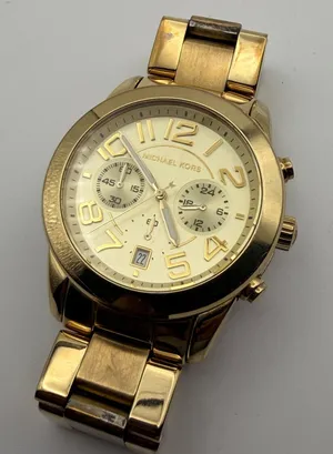 Michael Kors Gold-Tone Chronograph Day Date Watch MK-5726 Working New Battery thumbnail 1