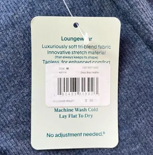 Women's Downtime Henley Size M thumbnail 7