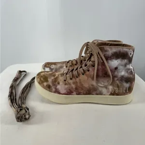 Nobull High Too Unisex Trainer Shoes in Pink Tie‎ Dye Size Woman’s 7 Men’s 5.5 thumbnail 3