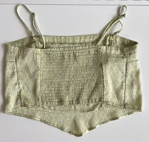 Hollister Green Floral Top thumbnail 5